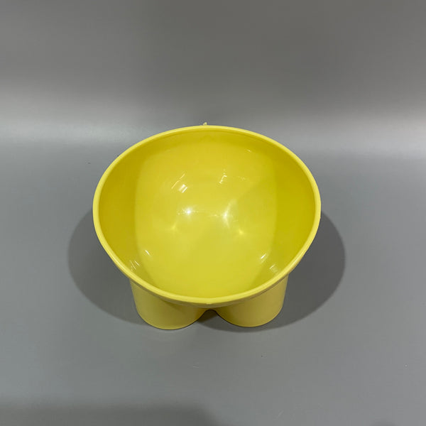 Ramonbell Pet feeding dishes, Elevated Plastic Raised Pet Bowl, 15 Degrees Tilted Raised Pet Food and Water Bowl