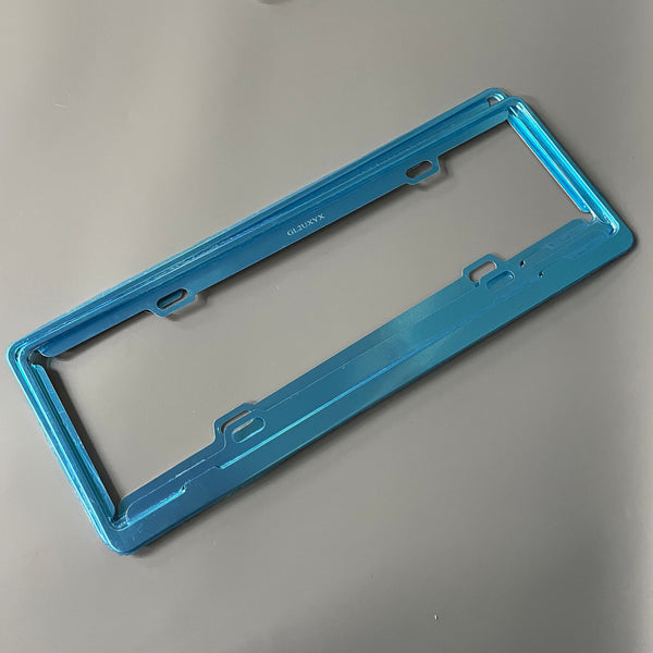 GL2UXYX License plate frames, 2Pcs 4 Holes License Plate Holders, License Plate Frame, Car License Plate Covers