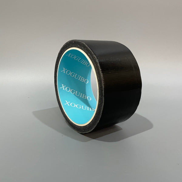 XOGUIBO Duct tape, Black Duct Tape Roll, Heavy Duty, Flexible, No Residue, All-Weather and Tear by Hand