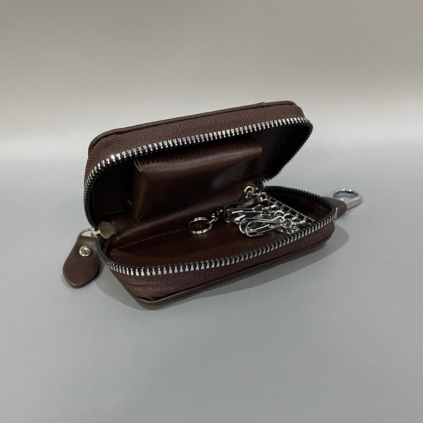 XOGUIBO Key pouches, Key Holder Bag Keychain Case Wallet with Zipper Closure