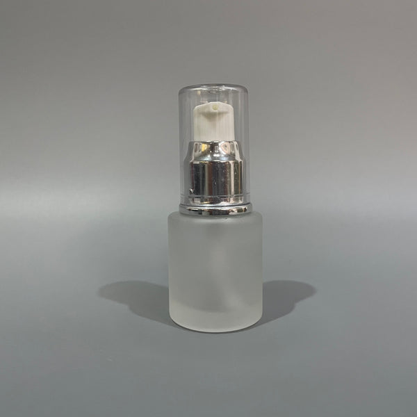 XOGUIBO Lotion dispensing bottles, sold empty, Empty Refillable Glass Creams Lotions Bottle with Pump Vial Cosmetic Dispenser Jar