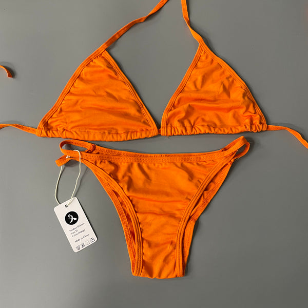 Bikinis, Women's Two-Piece Swimsuit Sexy Swimwear Triangle Bikini Sets
