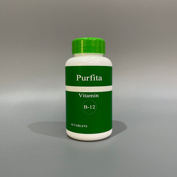 Purfita Vitamin preparations, Vitamin B12, Easy to Take for Energy Metabolism Support
