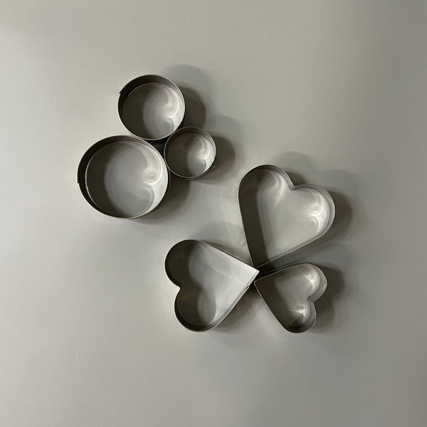 Clewcks Cookery moulds, Stainless Steel Cookie Moulds, Baking Tools for Baking Muffin Fudge Holiday Pastry Cake Decorations