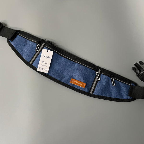 Vloqekj Waist pouches, Fanny Pack, Waterproof Sports Waist Bag Pack, Belt Bag