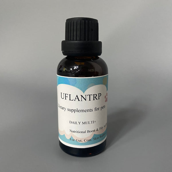 UFLANTRP Dietary supplements for pets, Daily Multi+, Nutritional Boost and Hip Agility, for Gut, Coat, Skin Radiance