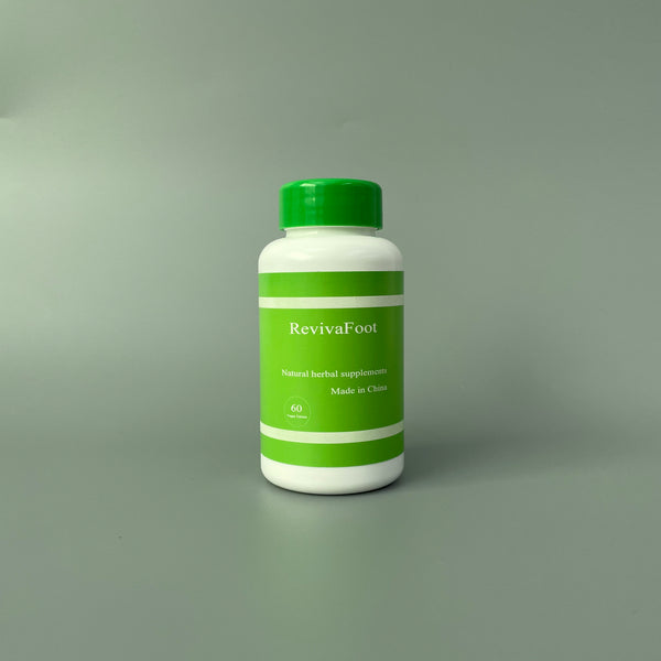 RevivaFoot Natural herbal supplements, Natural Herbs and Vitamins with Cinnamon Non-GMO Vegan