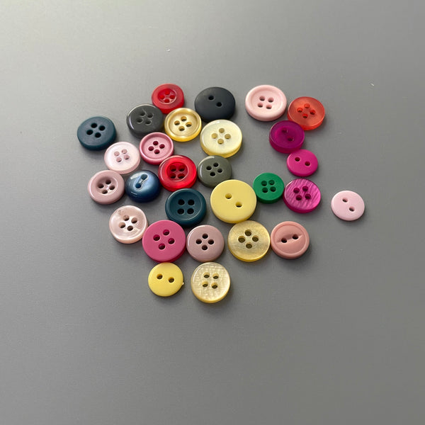 OSKSK Buttons for clothing, Resin Buttons, Sewing DIY Handicraft Buttons, Hand-Painted Decorative Buttons Multicolor Series