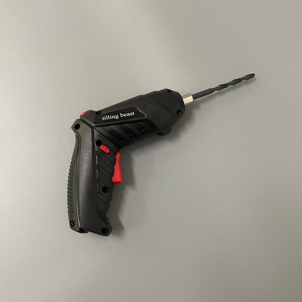 tilling beast Electrical drills, Portable Cordless Electric Drill, Dual Position Handle with LED Light