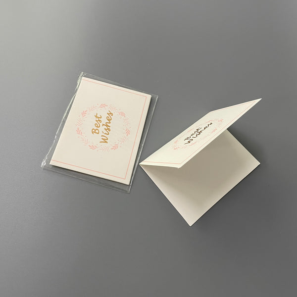 GSCWLD Paper gift cards [stationery], Best Wishes Cards, Gold Foil Greeting Cards