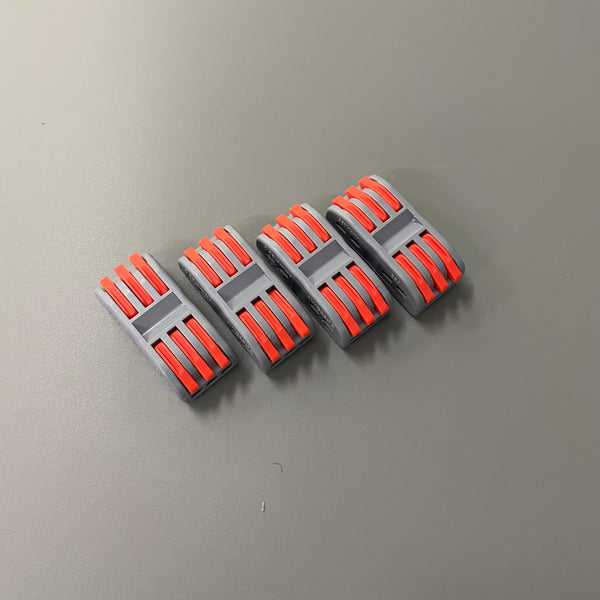 GROPUNTRA Connectors for electronic circuits, Wire Terminals 3 Into 3 Out Splicing Electric Connectors