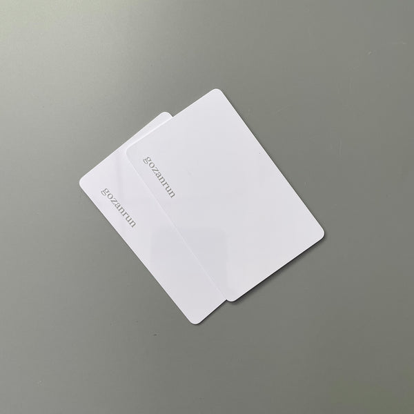 gozanrun Blank electronic chip cards [blank smart cards], RFID Smart Cards, Printable Blank RFID Cards for Access Control
