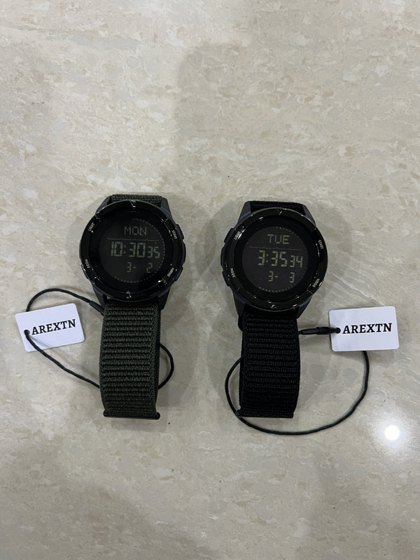 AREXTN Digital watches, Ultra-Thin Minimalist Waterproof Digital Watches with Wide-Angle Display Strap Wrist Watch