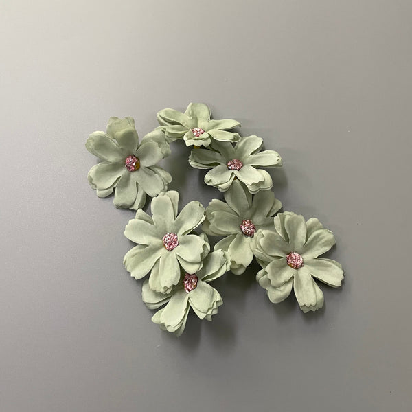 Daxody Artificial flowers, Artificial Fake Silk Flowers Heads for Home Wedding Decoration