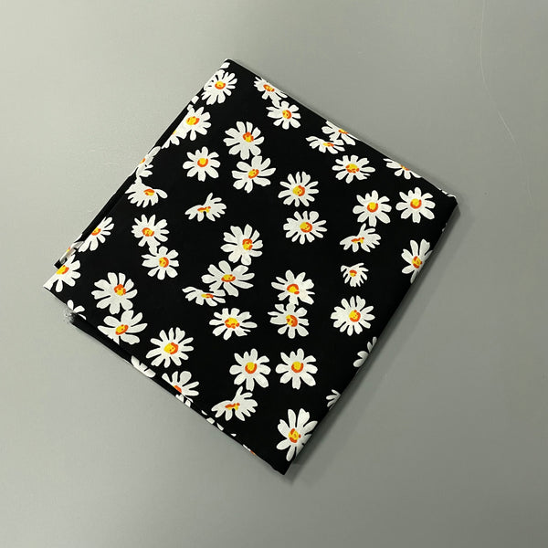 foliafeel Cotton fabric, Daisy Cotton Fabric, Flowers Cotton Fabric