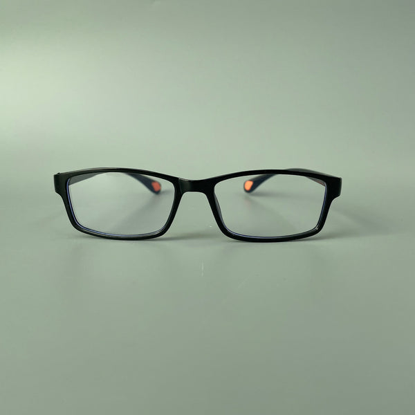 Bliztran Eyeglasses, Casual Fashion Black Frame Clear Lens Eye Glasses with Plastic Case