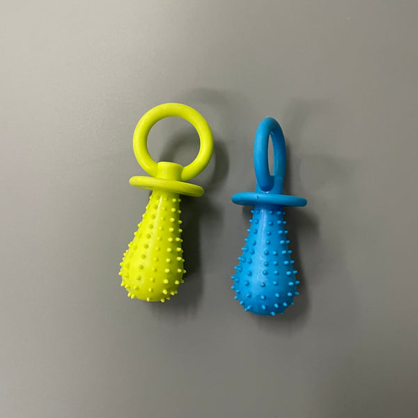 PAWAGGLE Pet toys, Dog TPR Nipple Bite-Resistant Wear-Resistant Toy, Durable Teething Toy
