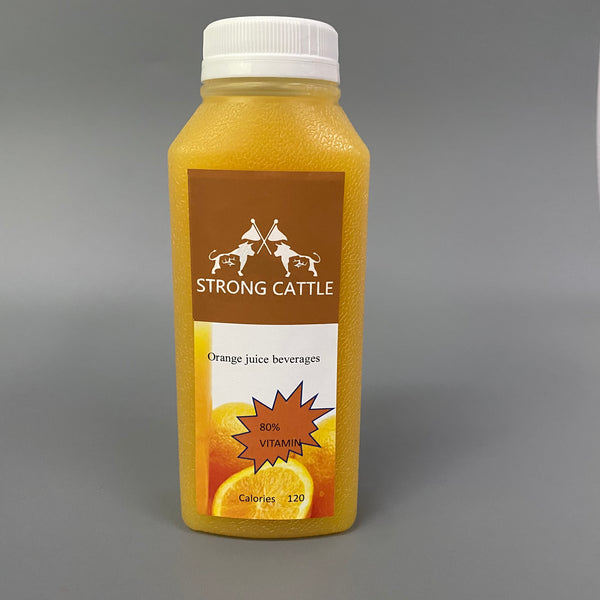 STRONG CATTLE Orange juice beverages, Orange Juice with 80% Vitamin, 120 Calories