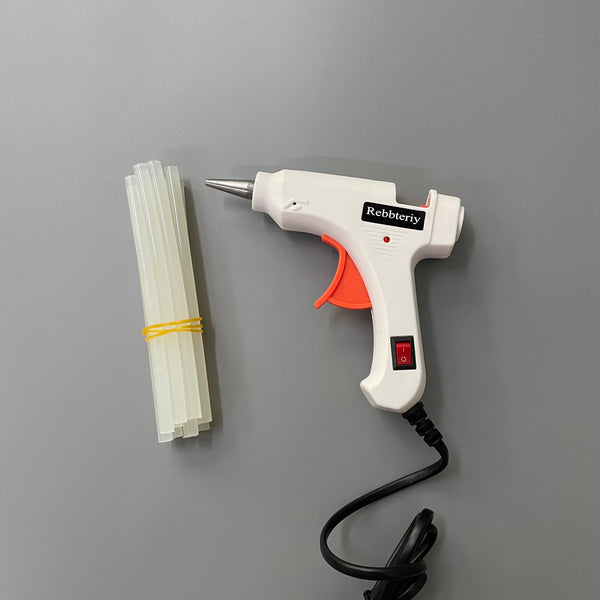 Rebbteriy Hot adhesive guns, DIY Household 7mm Strong Glue Stick Glue Gun